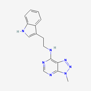 N-[2-(1H-indol-3-yl)ethyl]-3-methyltriazolo[4,5-d]pyrimidin-7-amine