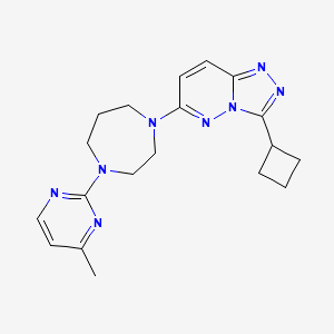 3-Cyclobutyl-6-[4-(4-methylpyrimidin-2-yl)-1,4-diazepan-1-yl]-[1,2,4]triazolo[4,3-b]pyridazine