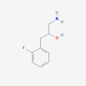 molecular formula C9H12FNO B2606246 1-Amino-3-(2-fluorophenyl)propan-2-ol CAS No. 1226216-27-8