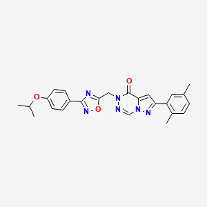 N-(4-fluorobenzyl)-6-(3-fluorophenyl)nicotinamide