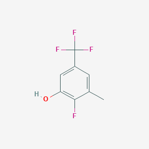 molecular formula C8H6F4O B2606315 2-氟-3-甲基-5-(三氟甲基)苯酚 CAS No. 2383817-73-8