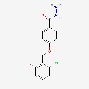 4-[(2-Chloro-6-fluorophenyl)methoxy]benzohydrazide