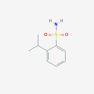 molecular formula C9H13NO2S B2606323 2-(丙烷-2-基)苯-1-磺酰胺 CAS No. 1099610-80-6