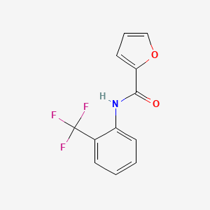 molecular formula C12H8F3NO2 B2606324 N-[2-(三氟甲基)苯基]呋喃-2-甲酰胺 CAS No. 200876-91-1