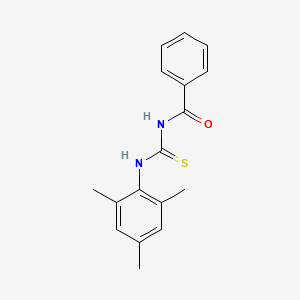 molecular formula C17H18N2OS B2606328 N-[(2,4,6-三甲苯基)氨基甲酰基]苯甲酰胺 CAS No. 307526-47-2