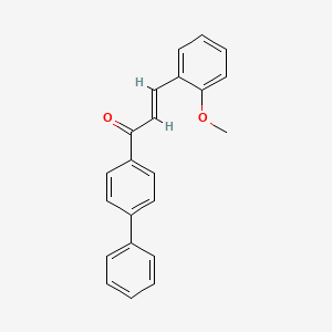 (2E)-3-(2-methoxyphenyl)-1-(4-phenylphenyl)prop-2-en-1-one