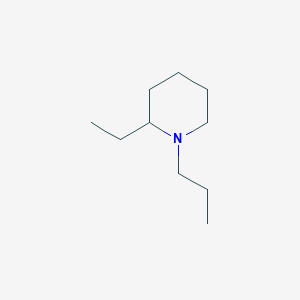molecular formula C10H21N B2606365 2-Ethyl-1-propylpiperidine CAS No. 865074-82-4
