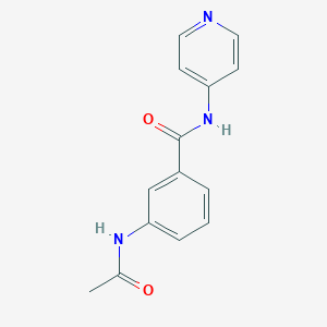 molecular formula C14H13N3O2 B260638 3-(acetylamino)-N-(4-pyridinyl)benzamide 