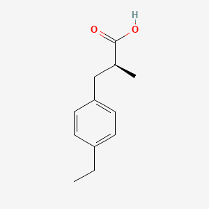 (2S)-3-(4-Ethylphenyl)-2-methylpropanoic acid