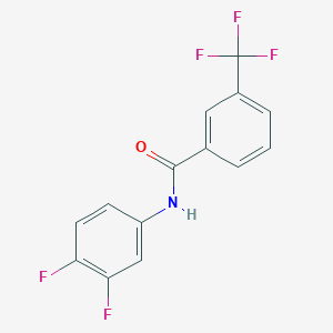 N-(3,4-difluorophenyl)-3-(trifluoromethyl)benzamide