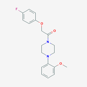 1-[(4-Fluorophenoxy)acetyl]-4-(2-methoxyphenyl)piperazine