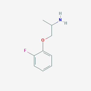 molecular formula C9H12FNO B2606435 1-(2-氨基丙氧基)-2-氟苯 CAS No. 167087-55-0