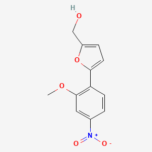 [5-(2-Methoxy-4-nitrophenyl)furan-2-yl]methanol