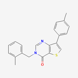 3-(2-methylbenzyl)-7-(p-tolyl)thieno[3,2-d]pyrimidin-4(3H)-one