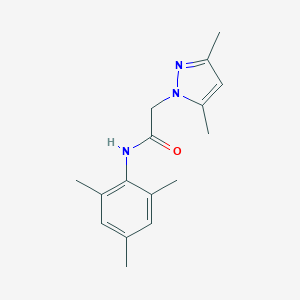 2-(3,5-dimethyl-1H-pyrazol-1-yl)-N-mesitylacetamide