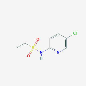 molecular formula C7H9ClN2O2S B260654 N-(5-chloro-2-pyridinyl)ethanesulfonamide 