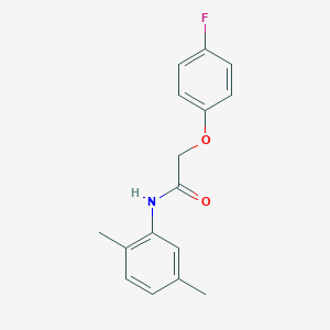 molecular formula C16H16FNO2 B260655 N-(2,5-dimethylphenyl)-2-(4-fluorophenoxy)acetamide 