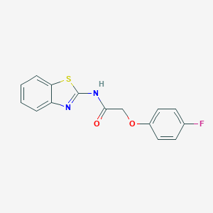 N-(1,3-benzothiazol-2-yl)-2-(4-fluorophenoxy)acetamide