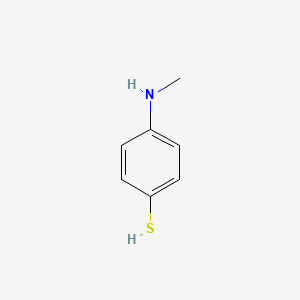 molecular formula C7H9NS B2606584 4-(Methylamino)benzenethiol CAS No. 4946-21-8