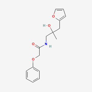 N-(3-(furan-2-yl)-2-hydroxy-2-methylpropyl)-2-phenoxyacetamide