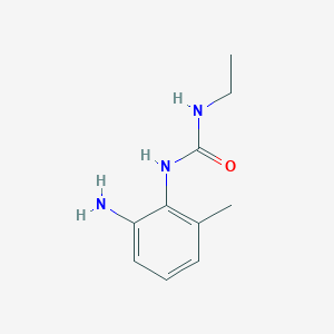 molecular formula C10H15N3O B2606654 1-(2-Amino-6-methylphenyl)-3-ethylurea CAS No. 1094697-45-6