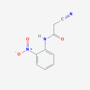 molecular formula C9H7N3O3 B2606691 2-氰基-N-(2-硝基苯基)乙酰胺 CAS No. 65372-22-7