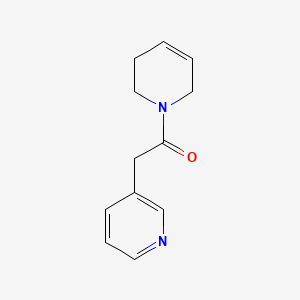 molecular formula C12H14N2O B2606692 1-(3,6-Dihydro-2H-pyridin-1-yl)-2-pyridin-3-ylethanone CAS No. 2379953-37-2