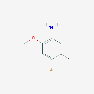 molecular formula C8H10BrNO B2606709 4-Bromo-2-methoxy-5-methylaniline CAS No. 873980-68-8