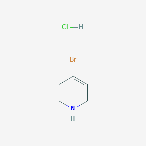 molecular formula C5H9BrClN B2606717 4-Bromo-1,2,3,6-tetrahydropyridine hydrochloride CAS No. 2155852-81-4