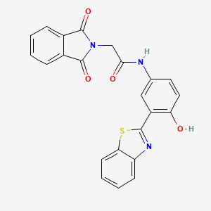 N-(3-(benzo[d]thiazol-2-yl)-4-hydroxyphenyl)-2-(1,3-dioxoisoindolin-2-yl)acetamide