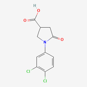 1-(3,4-Dichlorophenyl)-2-oxopyrrolidine-4-carboxylic acid