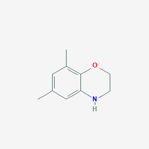 molecular formula C10H13NO B2606820 6,8-dimethyl-3,4-dihydro-2H-1,4-benzoxazine CAS No. 944356-53-0
