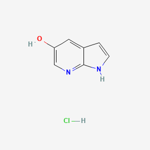 molecular formula C7H7ClN2O B2606836 1H-吡咯并[2,3-b]吡啶-5-醇盐酸盐 CAS No. 2225146-85-8