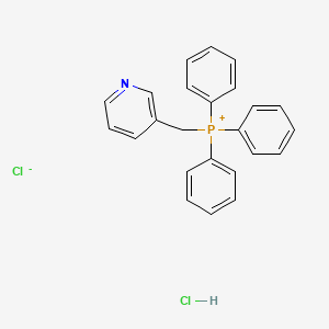 molecular formula C24H22Cl2NP B2606866 3-Pyridylmethyl-triphenyl phosphonium chloride hydrochloride CAS No. 34377-83-8