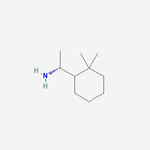 molecular formula C10H21N B2606885 (1R)-1-(2,2-Dimethylcyclohexyl)ethanamine CAS No. 2248214-26-6