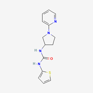 1-(1-(Pyridin-2-yl)pyrrolidin-3-yl)-3-(thiophen-2-yl)urea