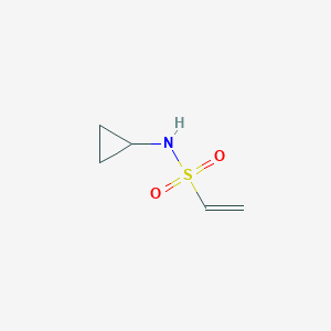 molecular formula C5H9NO2S B2606897 N-Cyclopropylethenesulfonamide CAS No. 625105-85-3