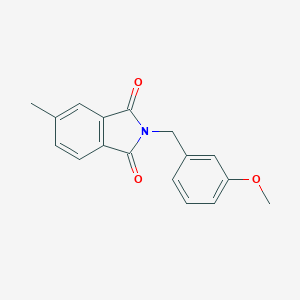 2-[(3-Methoxyphenyl)methyl]-5-methylisoindole-1,3-dione