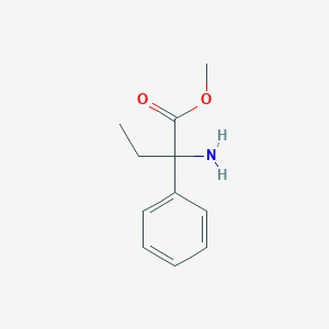 B2606920 Methyl 2-amino-2-phenylbutanoate CAS No. 76142-47-7
