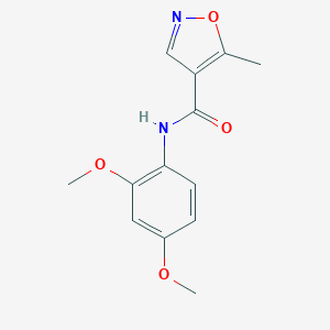 N-(2,4-dimethoxyphenyl)-5-methyl-4-isoxazolecarboxamide