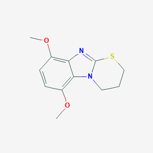 6,9-dimethoxy-3,4-dihydro-2H-[1,3]thiazino[3,2-a]benzimidazole