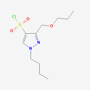 1-butyl-3-(propoxymethyl)-1H-pyrazole-4-sulfonyl chloride