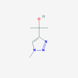 molecular formula C6H11N3O B2606983 2-(1-methyl-1H-1,2,3-triazol-4-yl)propan-2-ol CAS No. 1599567-63-1