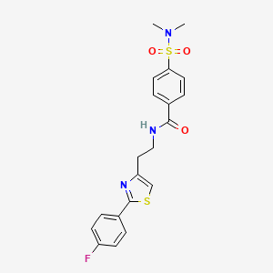 4-(N,N-dimethylsulfamoyl)-N-(2-(2-(4-fluorophenyl)thiazol-4-yl)ethyl)benzamide