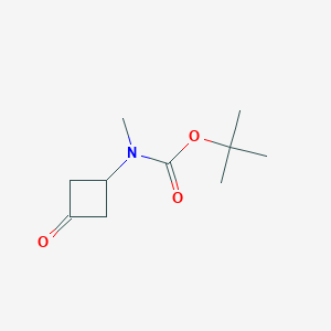 molecular formula C10H17NO3 B2607015 tert-butyl N-methyl-N-(3-oxocyclobutyl)carbamate CAS No. 1783743-14-5