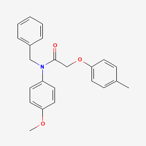 molecular formula C23H23NO3 B2607038 N-benzyl-N-(4-methoxyphenyl)-2-(4-methylphenoxy)acetamide CAS No. 868145-41-9