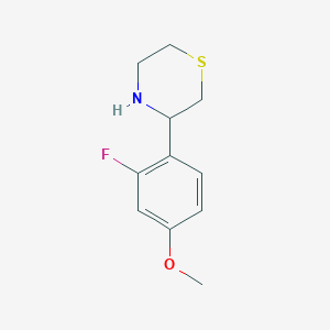 3-(2-Fluoro-4-methoxyphenyl)thiomorpholine