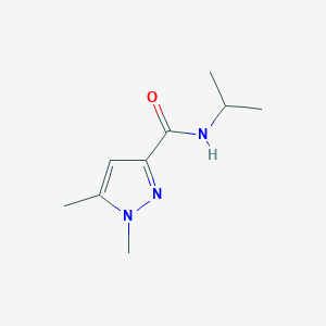 N~3~-isopropyl-1,5-dimethyl-1H-pyrazole-3-carboxamide