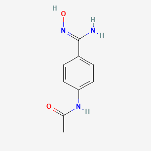 molecular formula C9H11N3O2 B2607055 N1-(4-[Amino(Hydroxyimino)Methyl]Phenyl)Acetamide CAS No. 6577-60-2