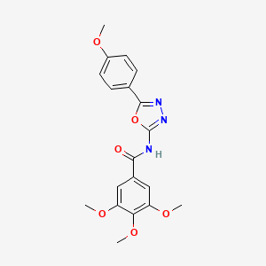 3,4,5-trimethoxy-N-(5-(4-methoxyphenyl)-1,3,4-oxadiazol-2-yl)benzamide